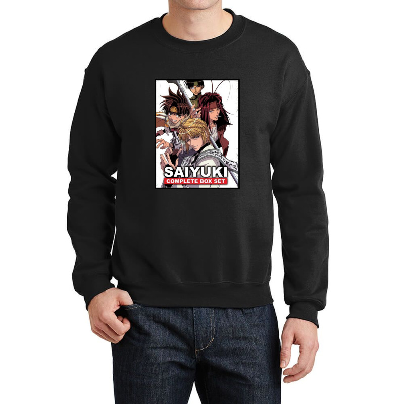 Saiyuki Complete Blast Crewneck Sweatshirt by LinseyCElliott | Artistshot