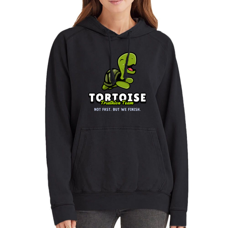 Tortoise Triathlon Team Vintage Hoodie by cm-arts | Artistshot