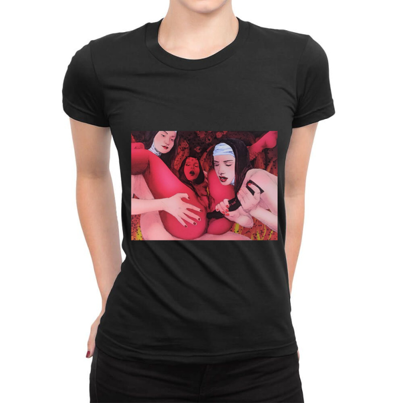 Sunday Service Ladies Fitted T-Shirt by cm-arts | Artistshot