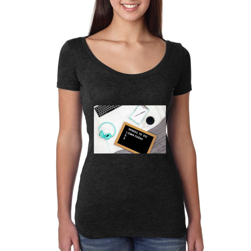 Things To Do List Women's Triblend Scoop T-shirt by cm-arts | Artistshot