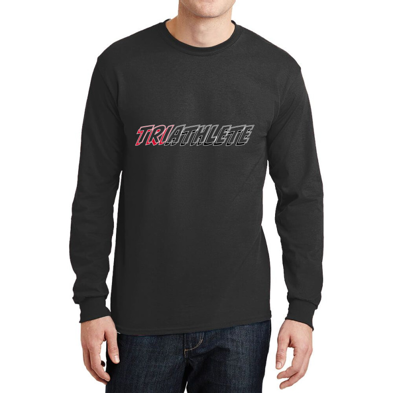 Triathlete Long Sleeve Shirts by cm-arts | Artistshot