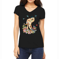 Fairy Tales And Flowers Women's V-neck T-shirt | Artistshot