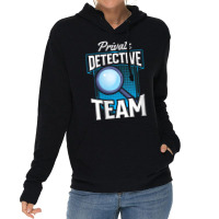 Womens Private Detective Team Spy Investigator Investigation V Neck T Lightweight Hoodie | Artistshot