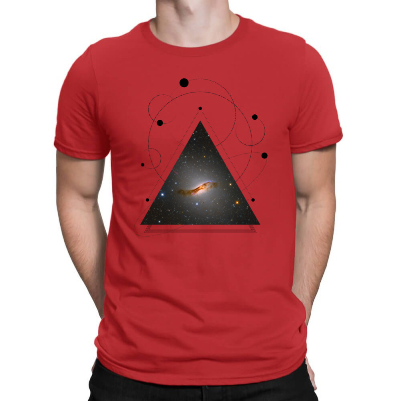 Galaxy In A Triangle T-Shirt by InspirationColor | Artistshot