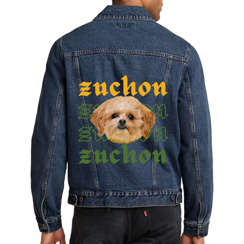 Zuchon Mom, Zuchon Dog, Shichon Puppy, Shichon Puppies             (6) Men Denim Jacket | Artistshot