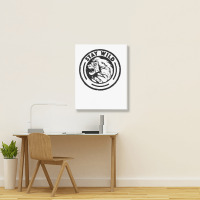 Funny Lion King Stay Wild Portrait Canvas Print | Artistshot