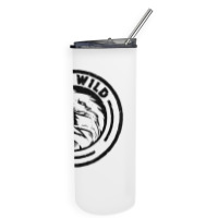 Funny Lion King Stay Wild Skinny Tumbler | Artistshot