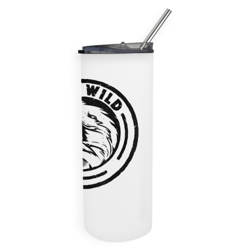 Funny Lion King Stay Wild Skinny Tumbler | Artistshot