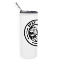 Funny Lion King Stay Wild Skinny Tumbler | Artistshot