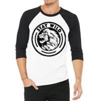 Funny Lion King Stay Wild 3/4 Sleeve Shirt | Artistshot