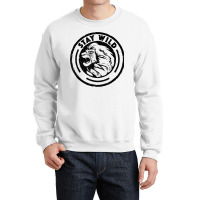 Funny Lion King Stay Wild Crewneck Sweatshirt | Artistshot