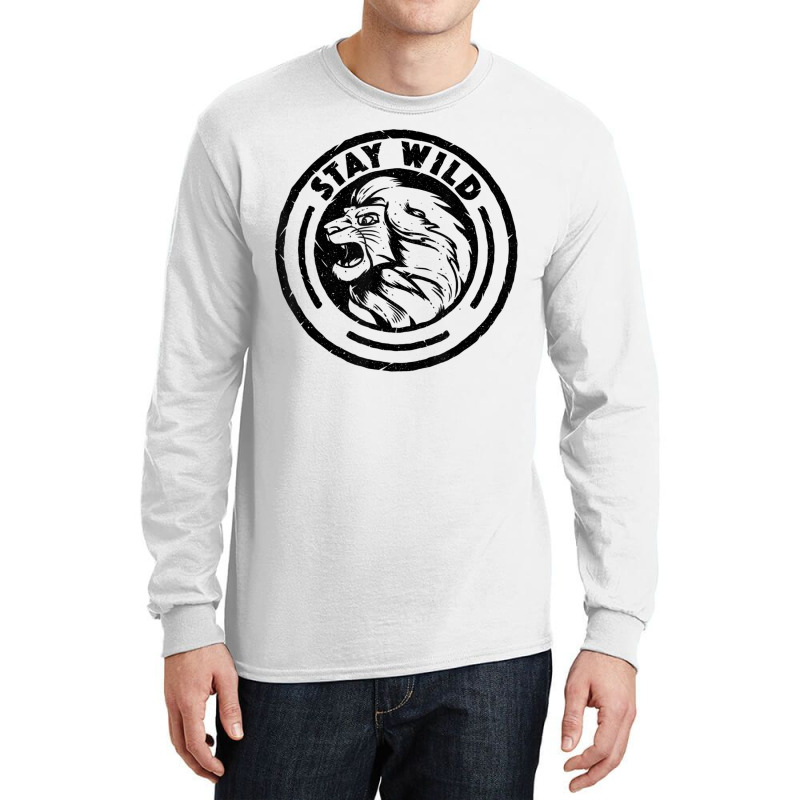 Funny Lion King Stay Wild Long Sleeve Shirts | Artistshot