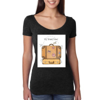 Its Time To Travel, Buon Ferrogosto Women's Triblend Scoop T-shirt | Artistshot