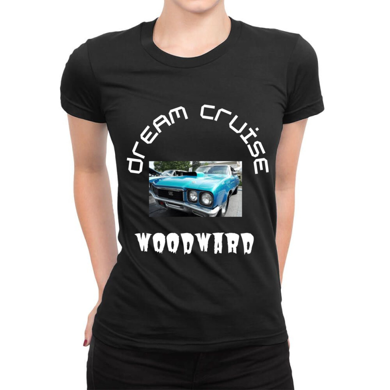 Woodward Dream Cruise W1 Ladies Fitted T-Shirt by cm-arts | Artistshot