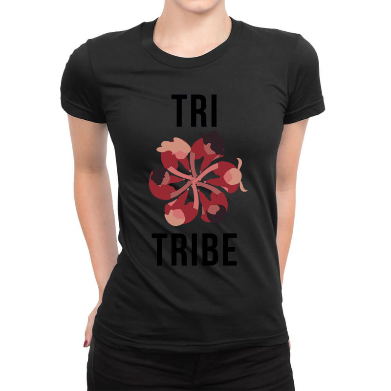 Triathlon Tribe! Ladies Fitted T-Shirt by cm-arts | Artistshot