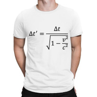 Time Dilation Of Special Relativity, Physics Equation Long Sleeve T Sh T-shirt | Artistshot