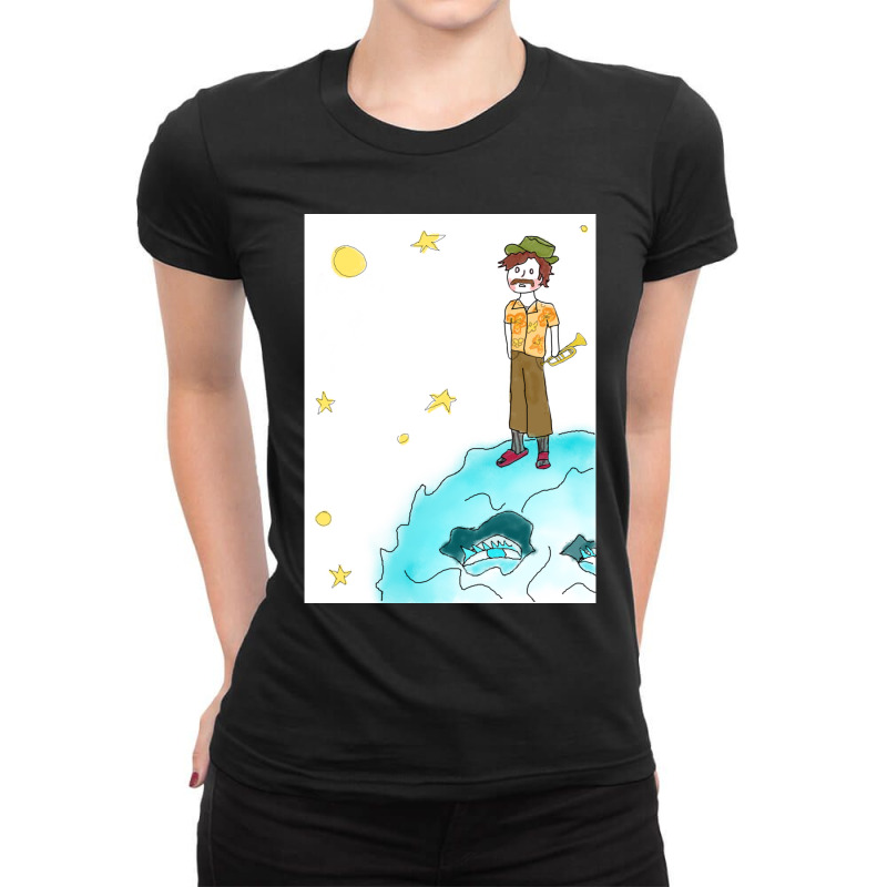 Le Petit Jazz Singer Ladies Fitted T-Shirt by NOELYOUNG | Artistshot