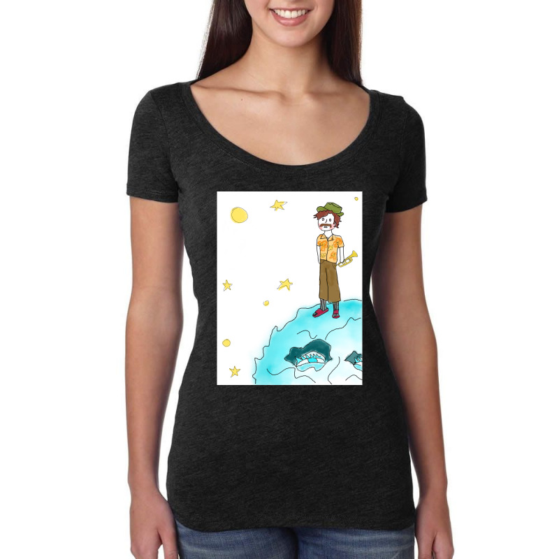 Le Petit Jazz Singer Women's Triblend Scoop T-shirt by NOELYOUNG | Artistshot