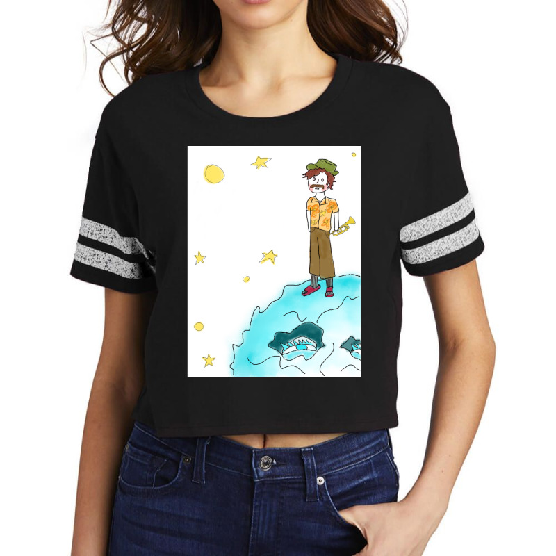 Le Petit Jazz Singer Scorecard Crop Tee by NOELYOUNG | Artistshot