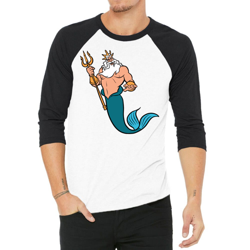 King Triton 3/4 Sleeve Shirt by jamaikan | Artistshot