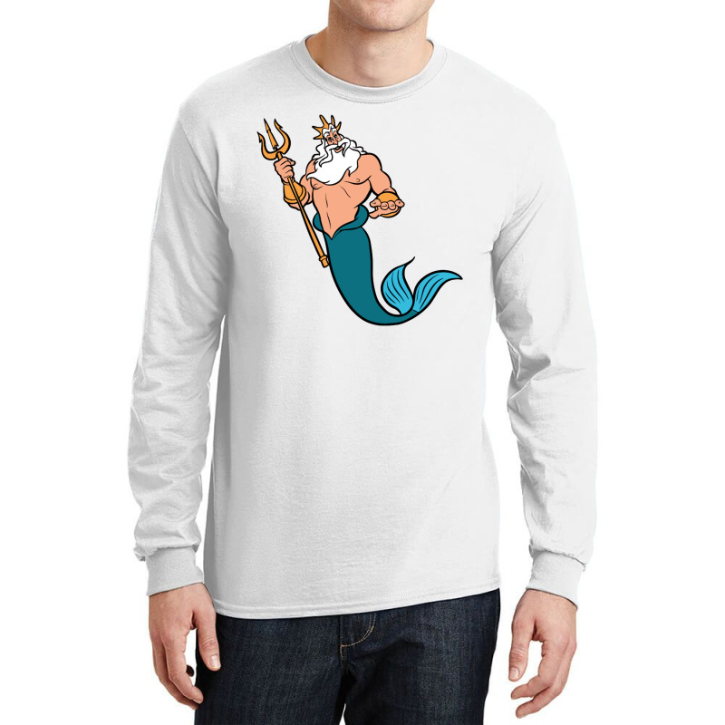 King Triton Long Sleeve Shirts by jamaikan | Artistshot