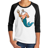 King Triton Youth 3/4 Sleeve | Artistshot