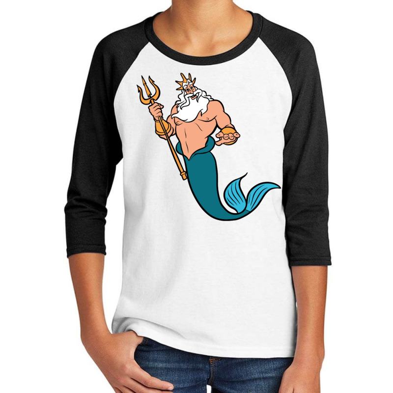 King Triton Youth 3/4 Sleeve by jamaikan | Artistshot