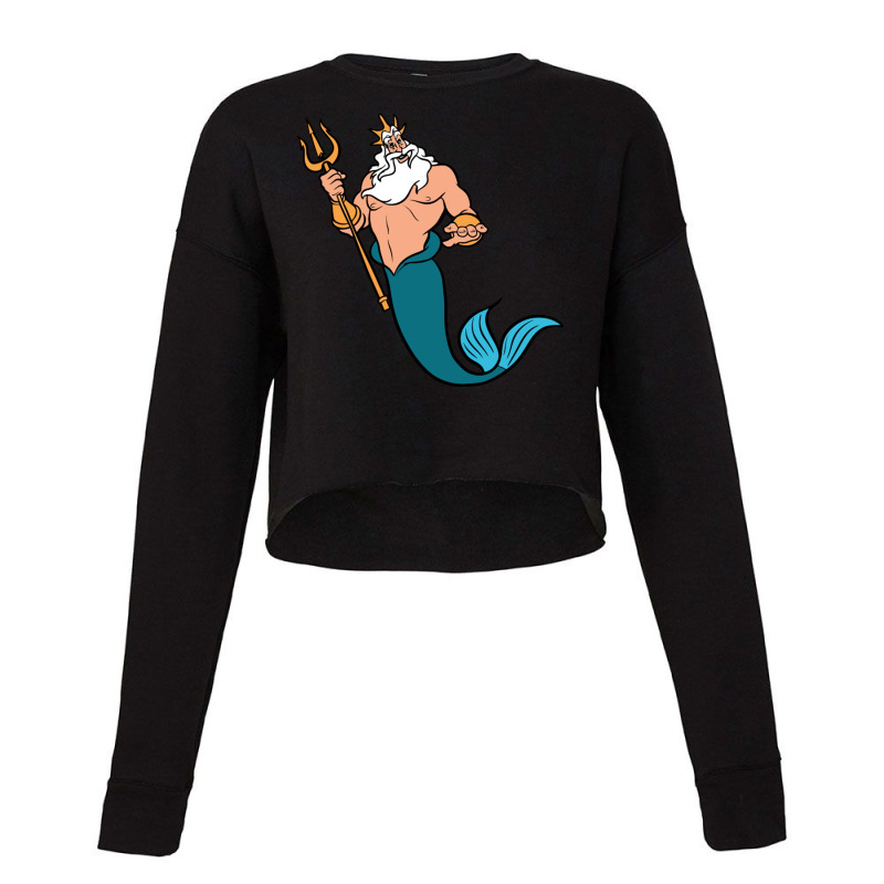 King Triton Cropped Sweater by jamaikan | Artistshot