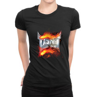 Tap Out Explosion  Long Sleeve Ladies Fitted T-shirt | Artistshot