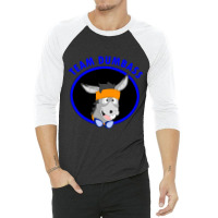 Team Dumbass Donkey Headshot 3/4 Sleeve Shirt | Artistshot