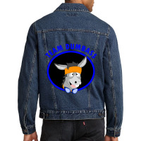 Team Dumbass Donkey Headshot Men Denim Jacket | Artistshot