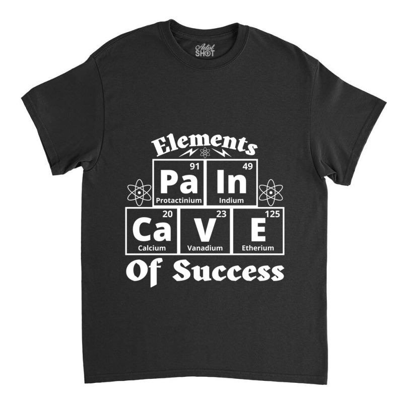 The Pain Cave Periodic Table  Paincave Periodic Table For Triathletes  Classic T-shirt by cm-arts | Artistshot