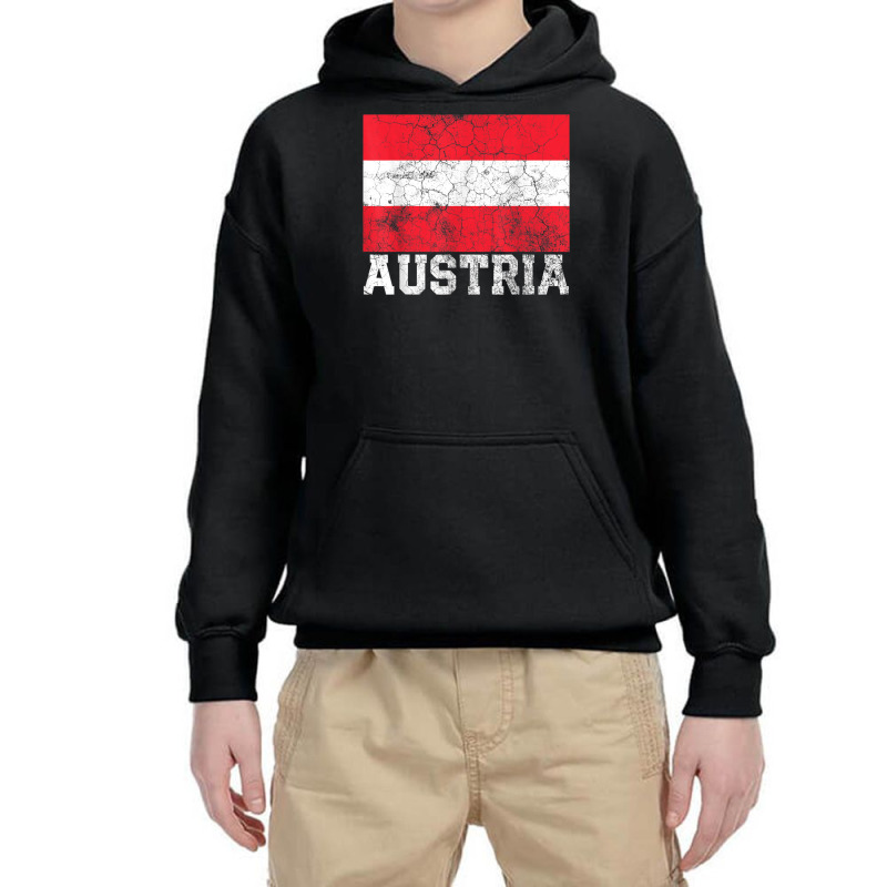 Austrian Austria Flag Pride Roots Country Family Nation Gift T Shirt Youth Hoodie by buske | Artistshot