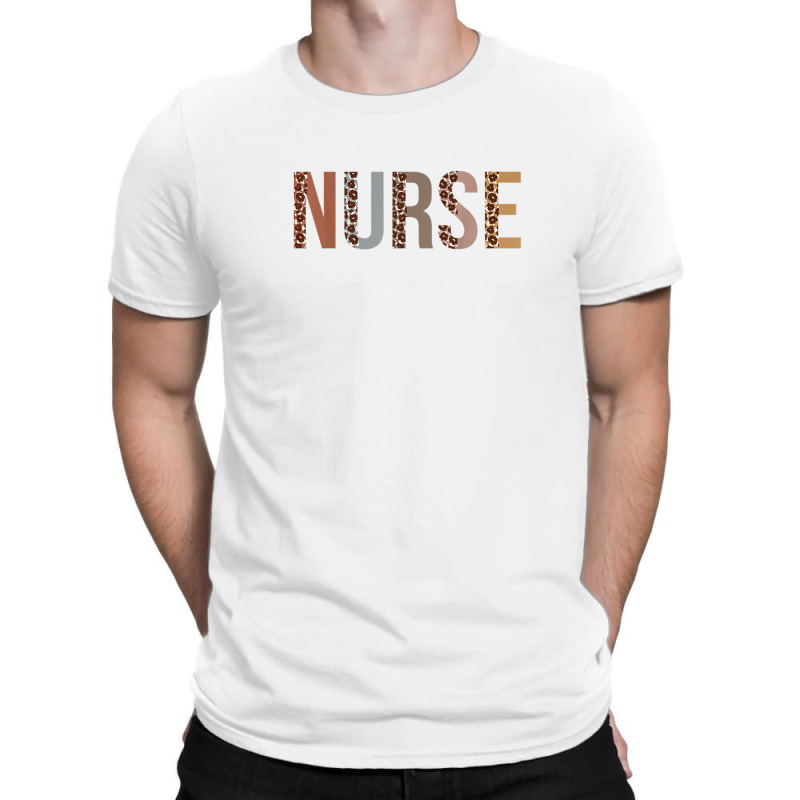 Leopard Nurse Day Appreciation Nurse Week For Women For Work T-Shirt by edahisiskey | Artistshot