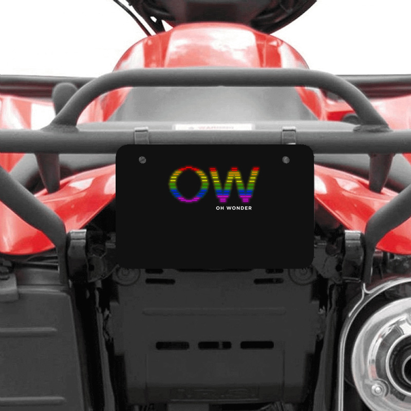 Oh Wonder V2 Atv License Plate | Artistshot