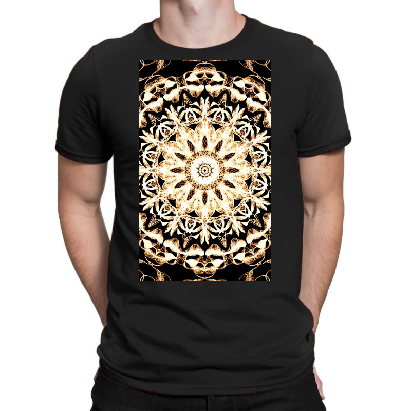 Modern Glowing Floral Art Design T-shirt | Artistshot