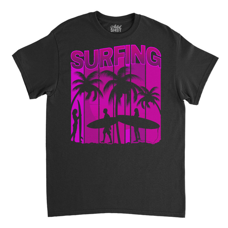 Summer T  Shirtsurf Surfer Summer Surfing Family Vacation Mode T  Shir Classic T-shirt | Artistshot