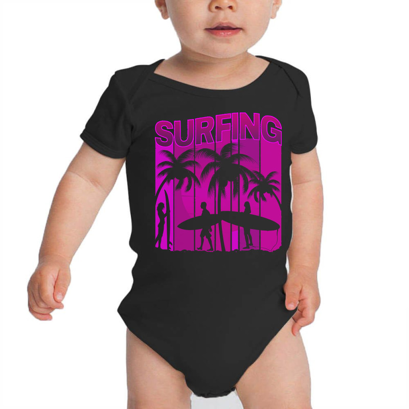 Summer T  Shirtsurf Surfer Summer Surfing Family Vacation Mode T  Shir Baby Bodysuit | Artistshot