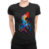 Woman Triathlon Cycling 06 Ladies Fitted T-shirt | Artistshot