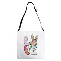 Funny Easter Bunny With Glasses For Women And Rabbit Lover T Shirt Adjustable Strap Totes | Artistshot