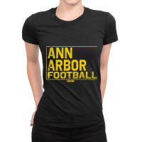 Ann Arbor Tball College Town Located In Michigan Ladies Fitted T-shirt | Artistshot