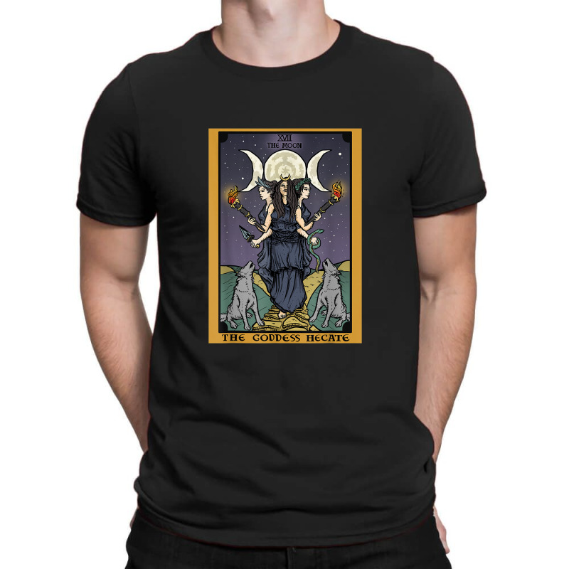 The Goddess Hecate Tarot Card Triple Moon Wiccan Pagan Witch T-Shirt by ReginaldLewisMay | Artistshot