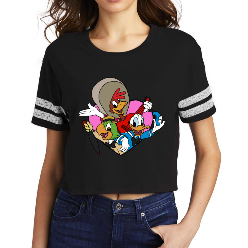 Three Caballeros Love Scorecard Crop Tee by cm-arts | Artistshot