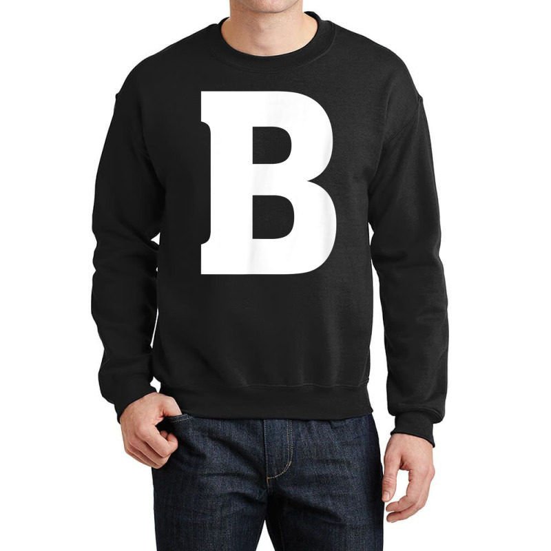 Letter B Capital Letter Alphabet Crewneck Sweatshirt by MillaLampman | Artistshot