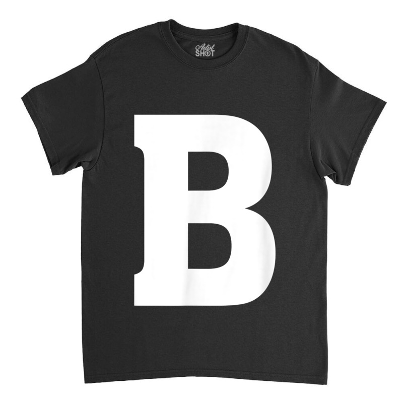 Letter B Capital Letter Alphabet Classic T-shirt by MillaLampman | Artistshot