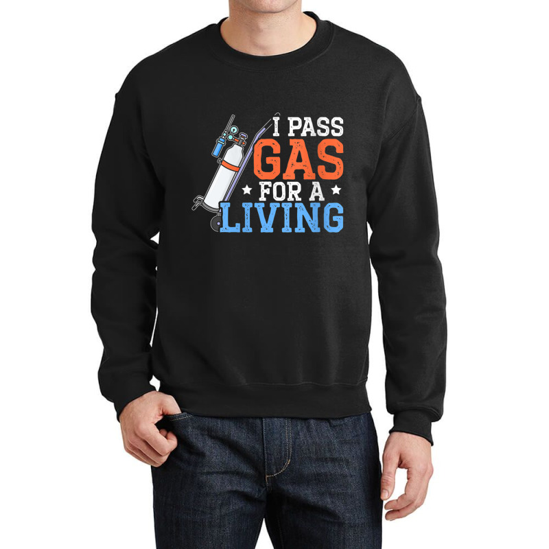 Womens I Pass Gas For A Living Anesthesiologist Doctor Anesthesia V Ne Crewneck Sweatshirt | Artistshot