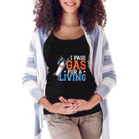 Womens I Pass Gas For A Living Anesthesiologist Doctor Anesthesia V Ne Maternity Scoop Neck T-shirt | Artistshot