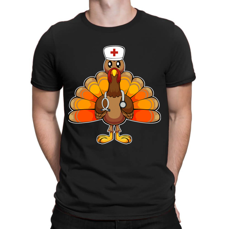 Nurse Turkey Medical Doctor Thanksgiving Dinner Costume Fan T-shirt | Artistshot