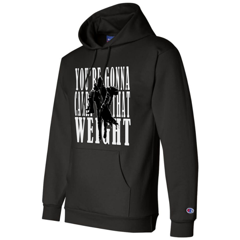 Youre Gonna Carry That Weight  Cayde6 Champion Hoodie by cm-arts | Artistshot