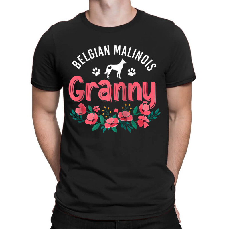 Malinois Granny Dog Gifts Women Belgian Malinois Dog Lover Raglan Base T-Shirt by cm-arts | Artistshot